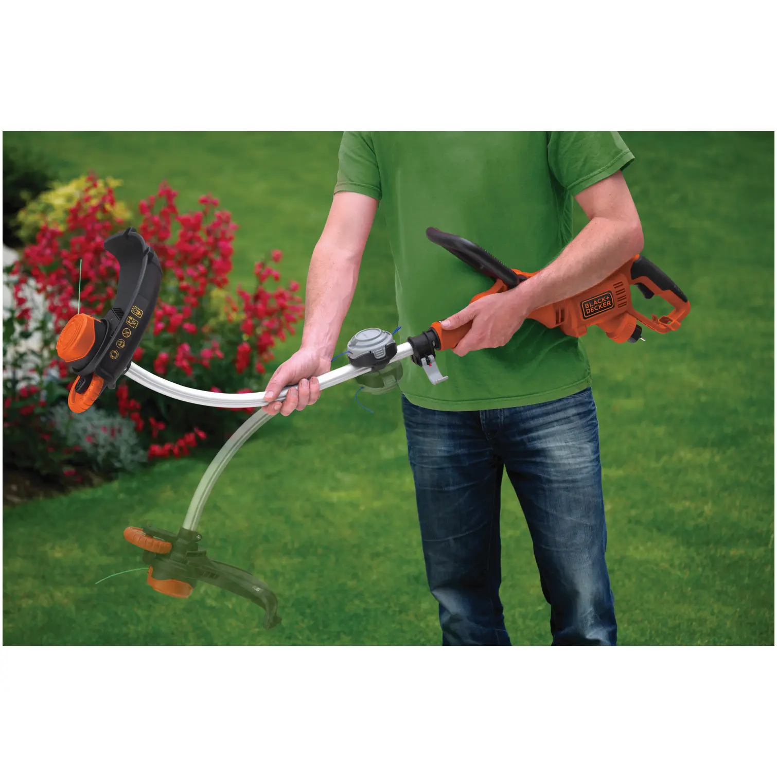 Black+Decker Trim & Edge Reflex Strimmer 900w 35cm