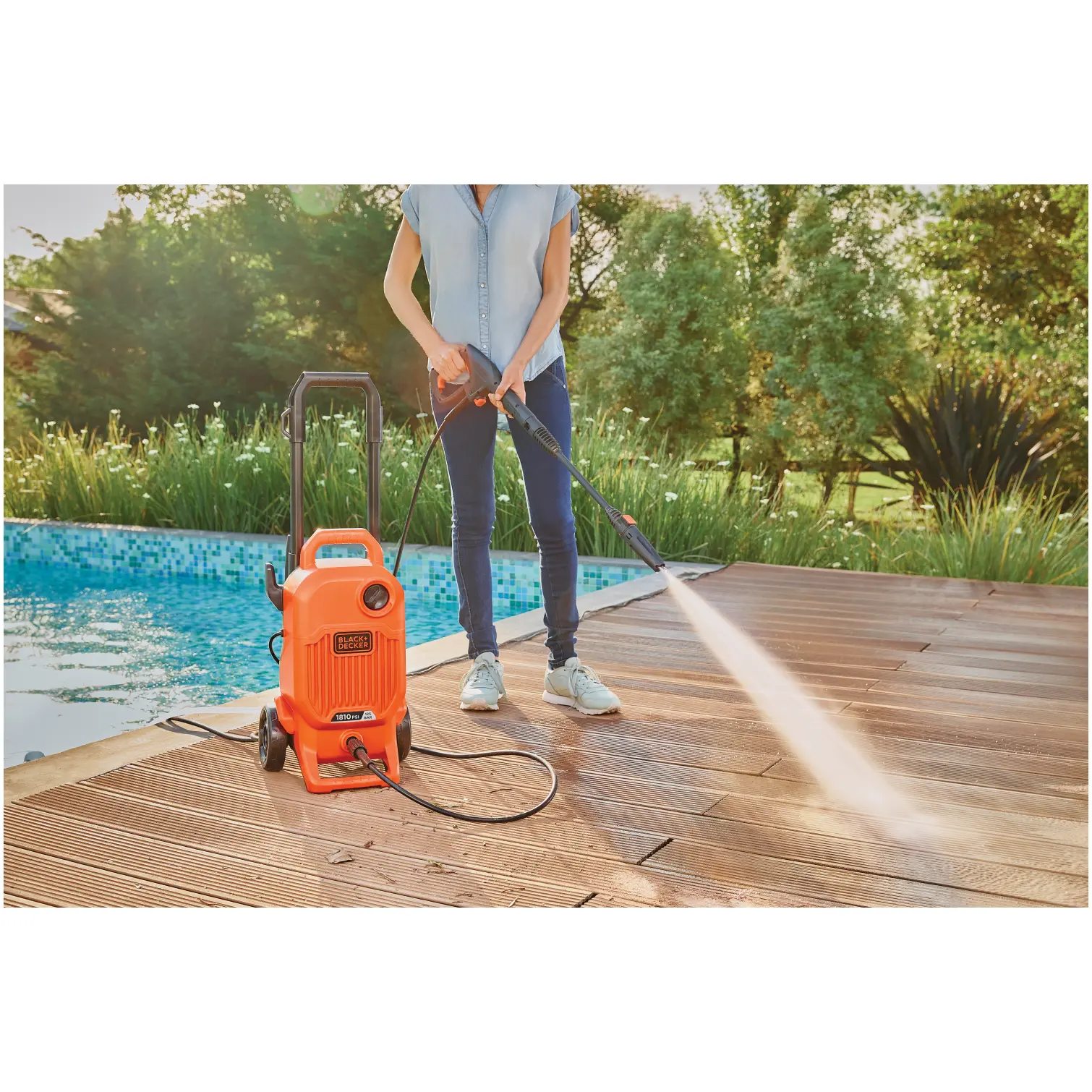 Black+Decker BEPW1700L Pressure Washer 1700w 125 Bar