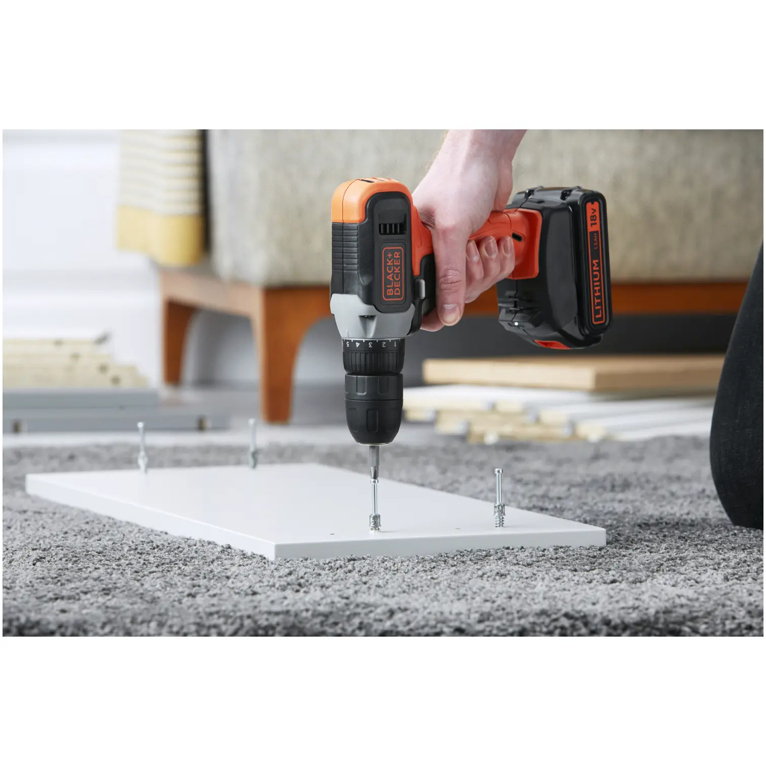 Black+Decker Lithium-ion Drill Driver 18v
