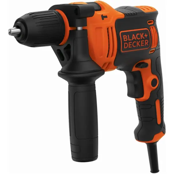 Black+Decker Variable Speed 13mm Keyless Hammer Drill Kit 710w