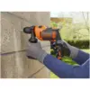 Black+Decker Variable Speed 13mm Keyless Hammer Drill Kit 710w