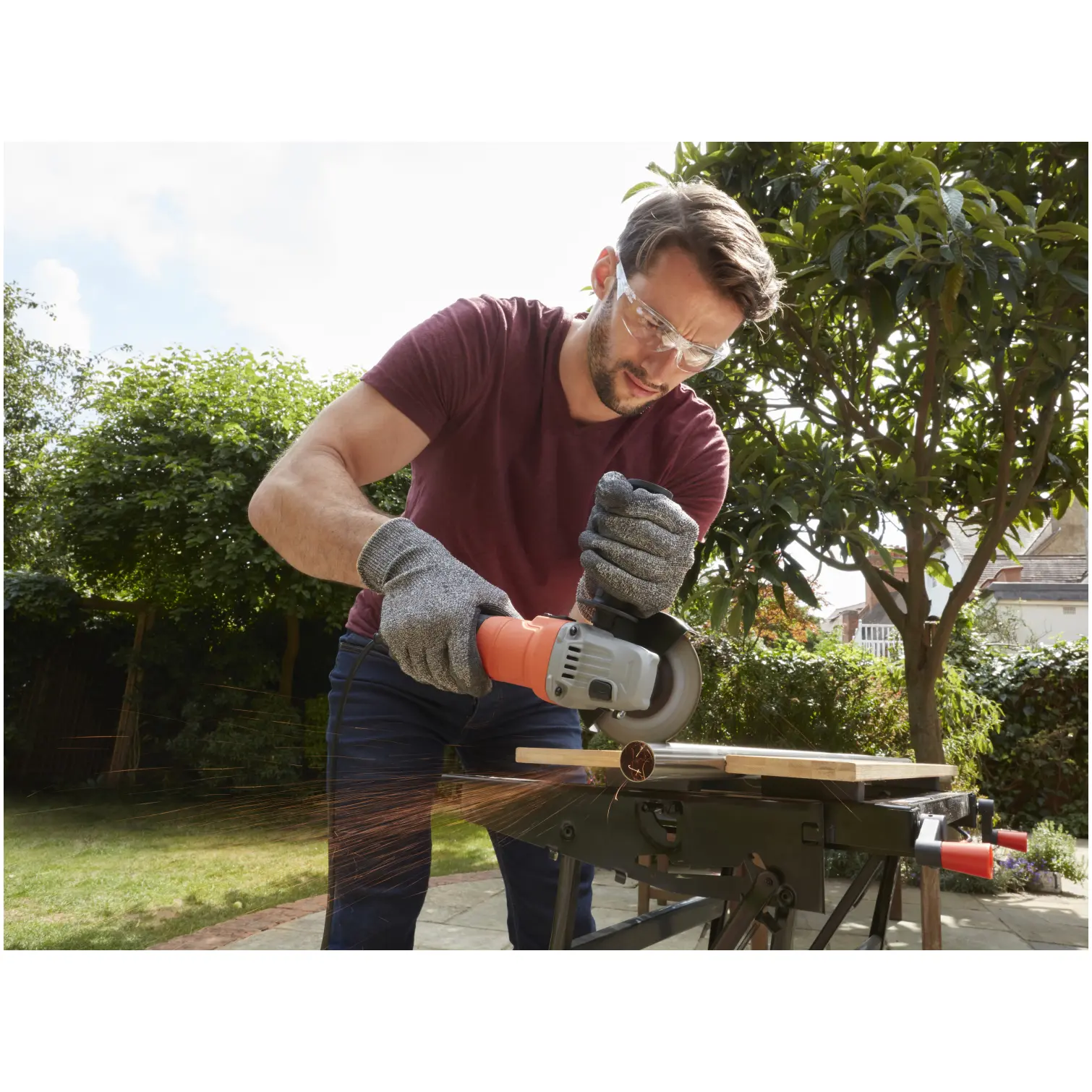 Black+Decker Sander Grinder 710w 115mm