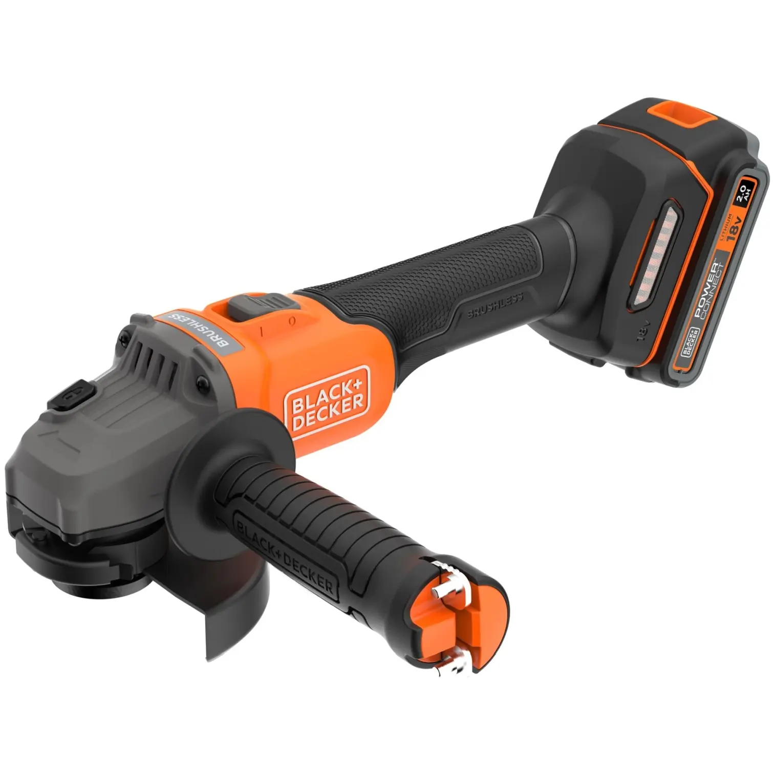 Black+Decker Cordless Sander Grinder 115mm 18v
