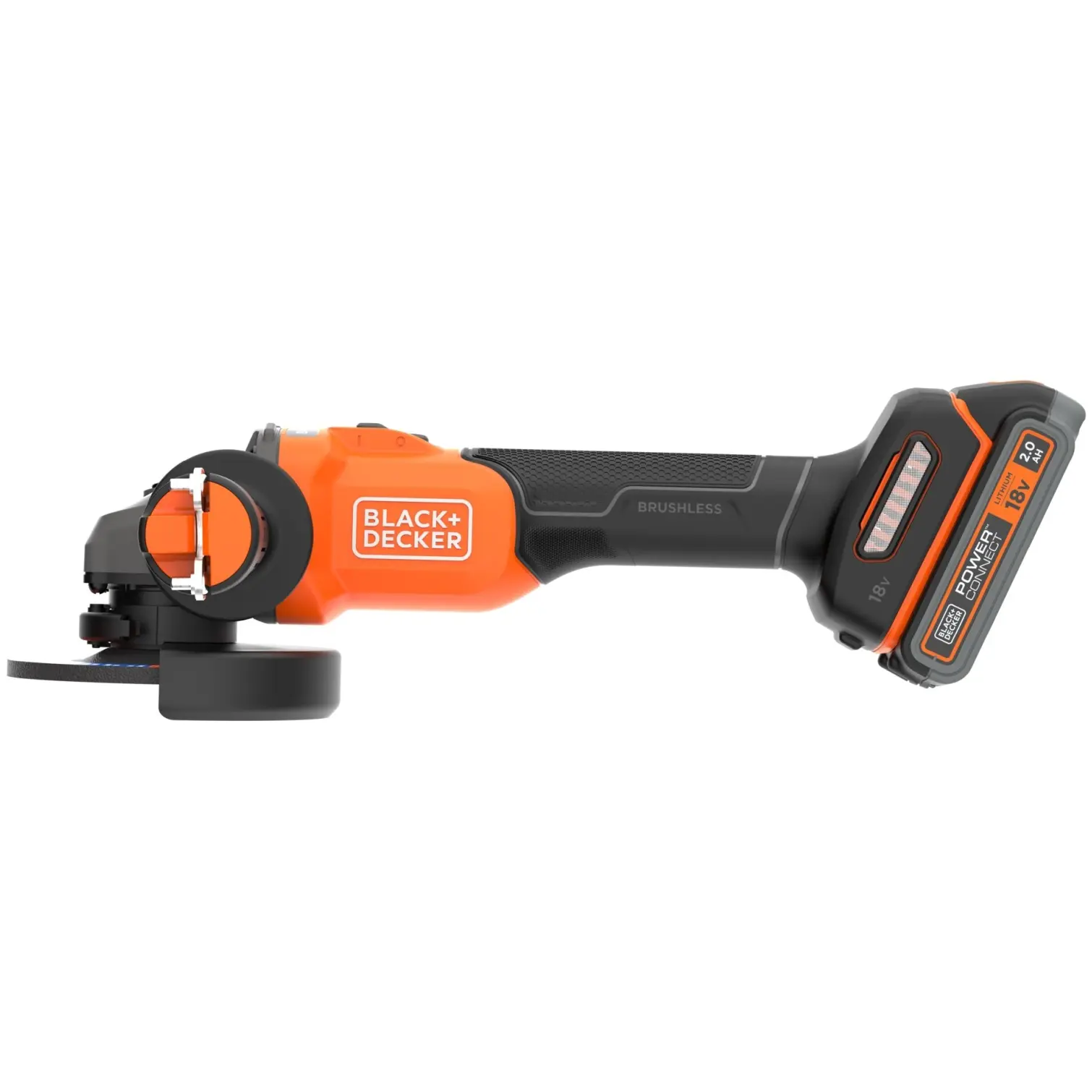 Black+Decker Cordless Sander Grinder 115mm 18v