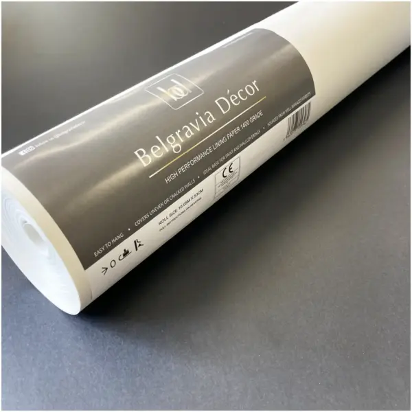 Belgravia High Performance Lining Paper 1400 Grade 10.05m x 53cm