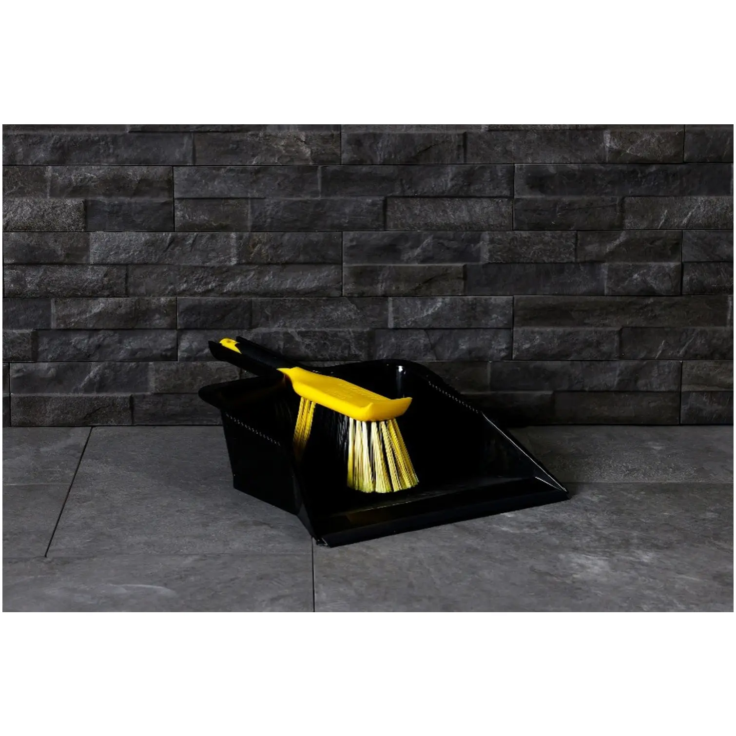Bulldozer Heavy Duty Dustpan & Brush Set
