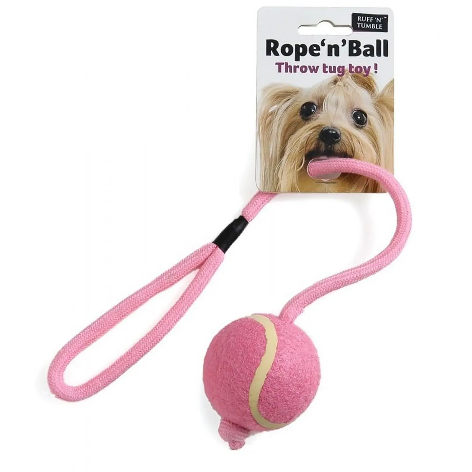 Ruff 'n' Tumble Rope 'n' Tennis Ball Throw Tug Toy
