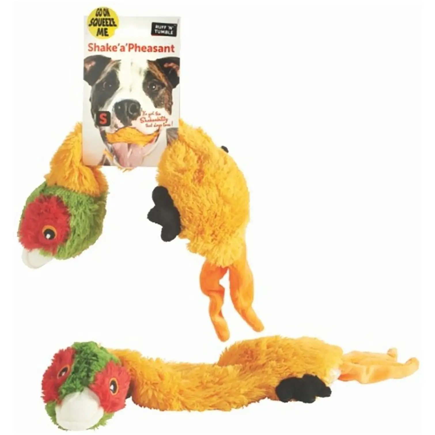 Ruff 'n' Tumble Shake a Pheasant Soft Dog Toy