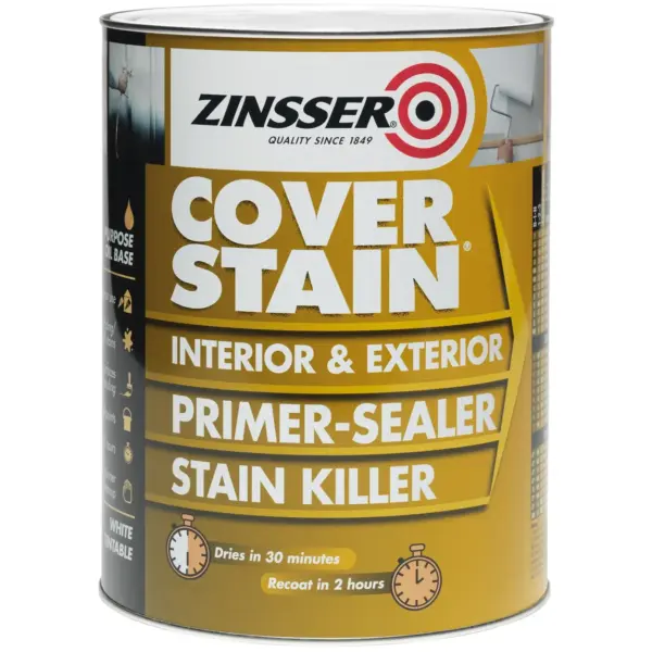 Zinsser Cover Stain Primer & Sealer Stain Killer 500ml
