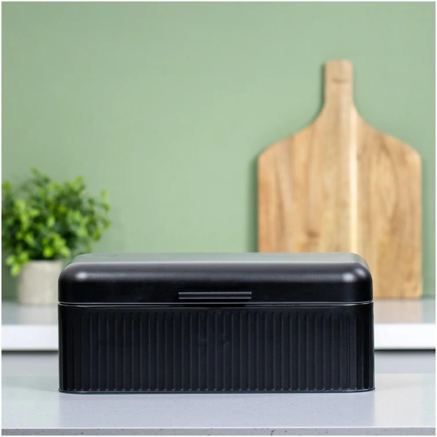 Blackmoor Tea,Coffee,Sugar&Bread Bin Set Black