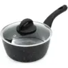 Blackmoor Sauce Pan & Lid Black 18cm
