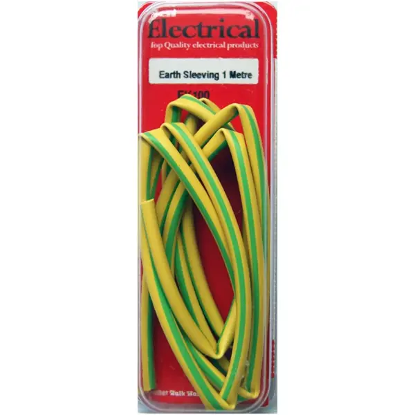 Best Green Yellow Earth Sleeving 1m x 2mm