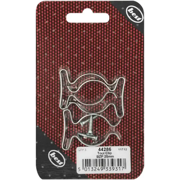 Best Tool Clip BZP 25mm pack of 3