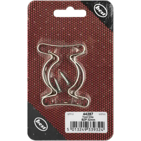 Best Tool Clip BZP 32mm pack of 2