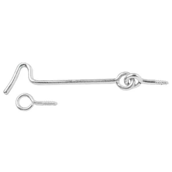 Best Gate Hook & Eye BZP 50mm (2") - Pack of 2