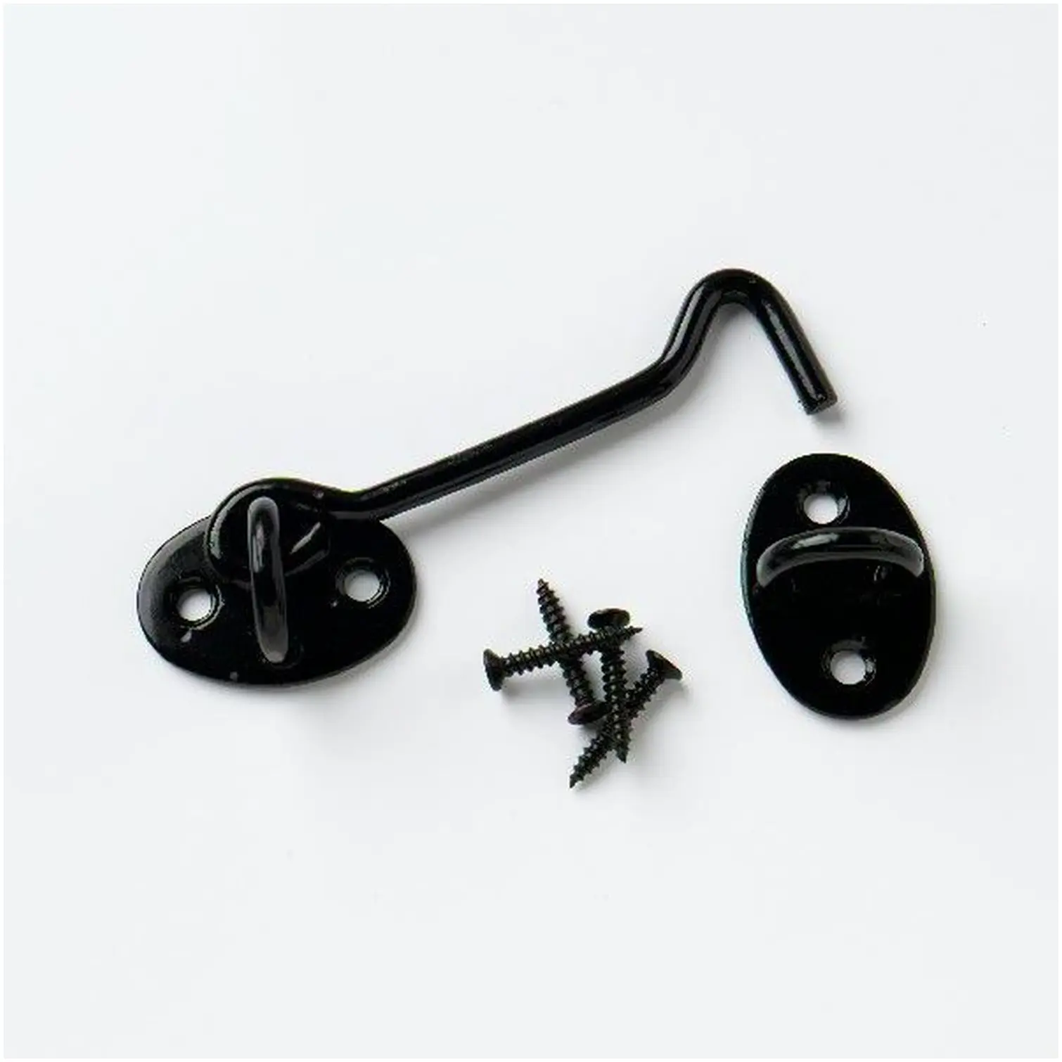 Best Cabin Hook Black Japanned 150mm (6")