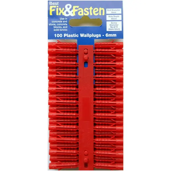 Best Plastic Wall Plugs pk100