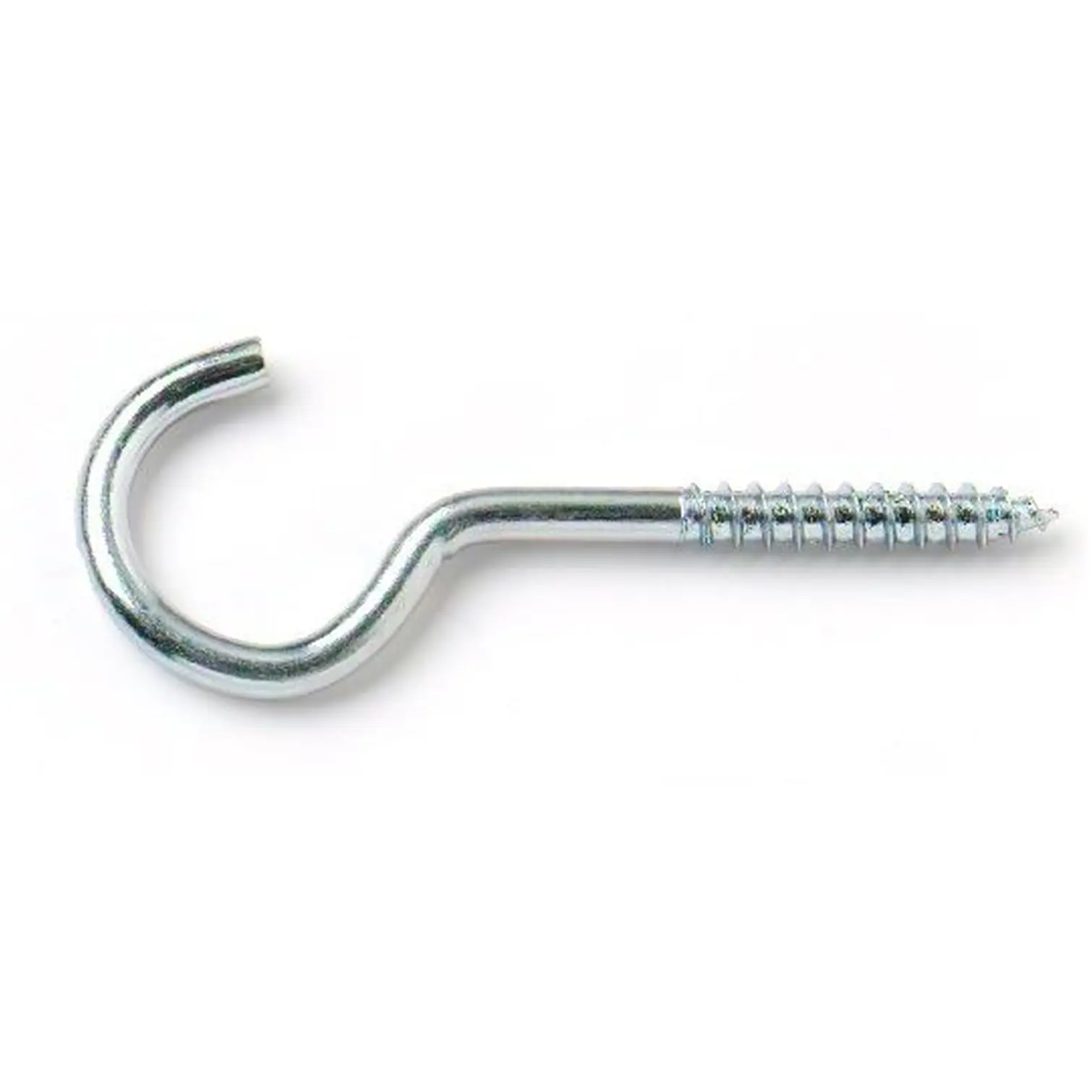 Best Screw Hooks BZP Steel 80mm - Pack of 2