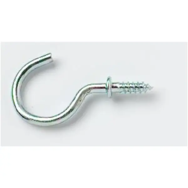 Chrome Plated Cup Hooks 25mm - Pack of 10