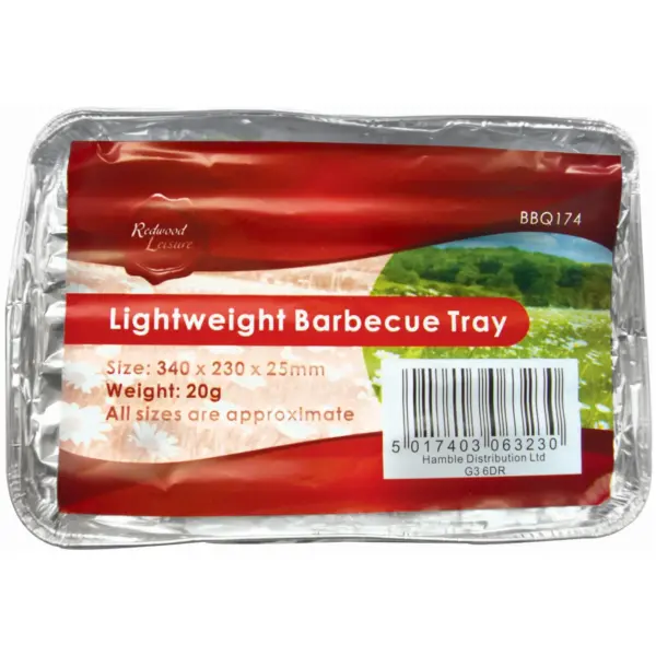 BLS0184 Redwood Lightweight Barbecue Tray