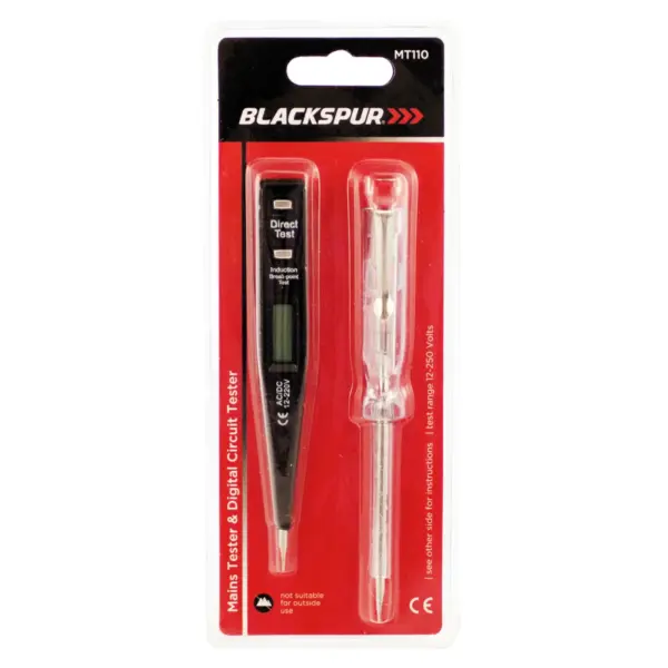 Blackspur Mains & Digital Circuit Tester Set