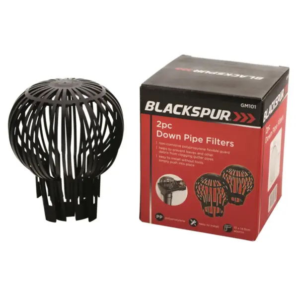 Blackspur Down Pipe Filters - Pack of 2