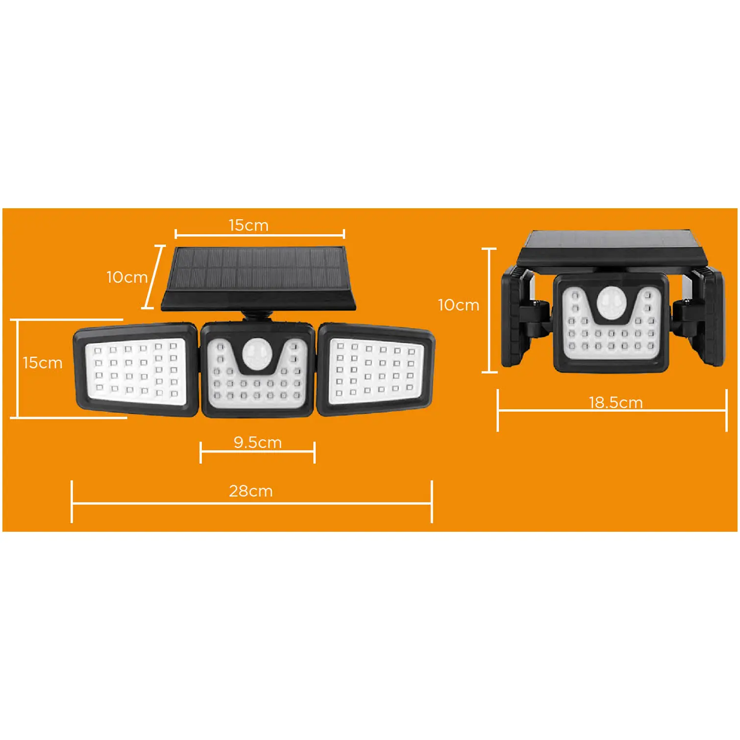 BLS0425_1 Kingavon Solar Security Light 600 Lumen