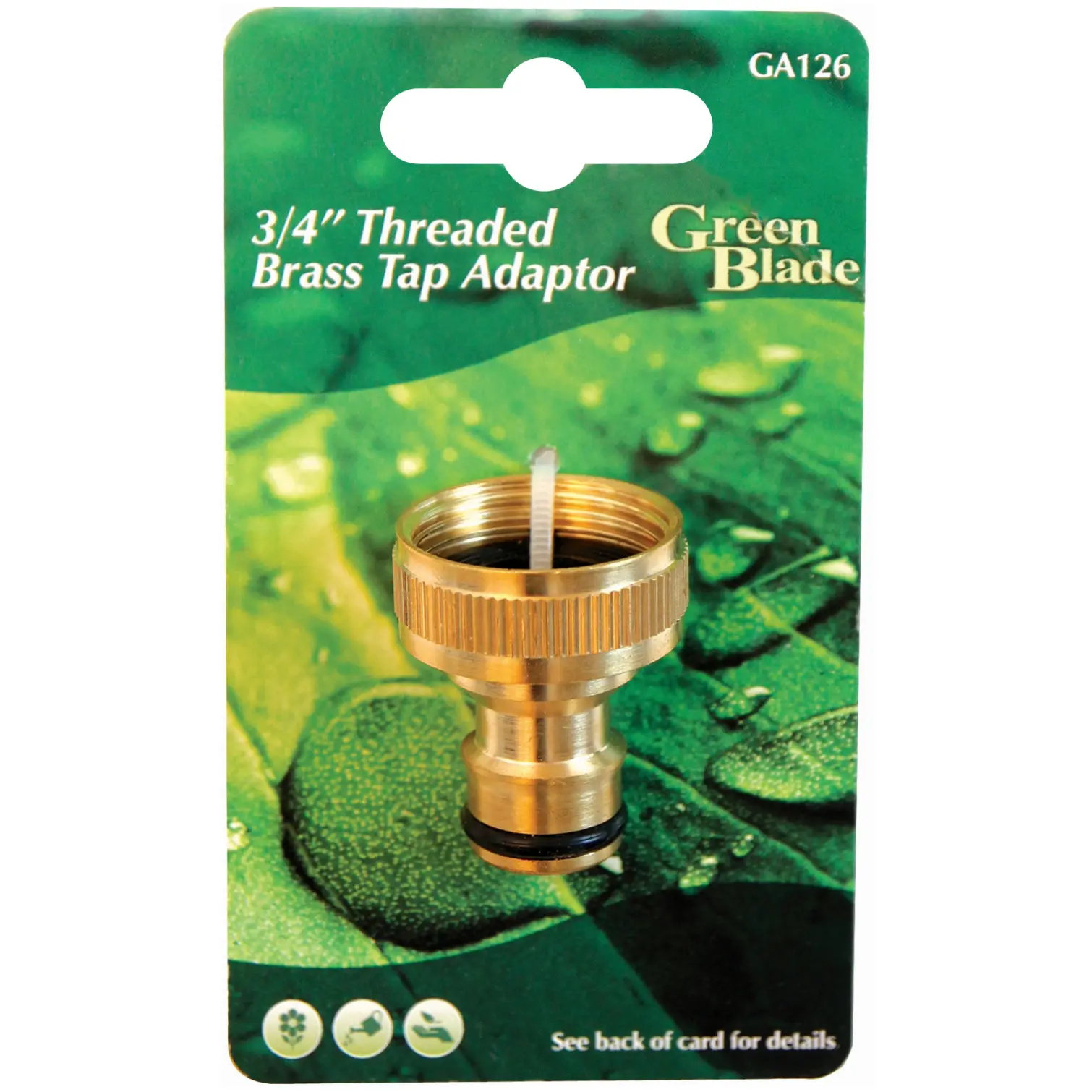 BLS0840 Threaded Brass Tap Adaptor 19mm