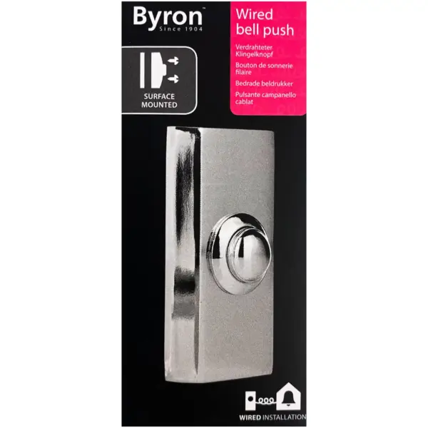 Byron Bell Push Chrome