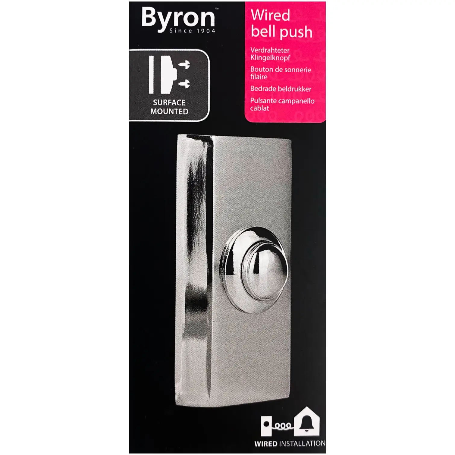 Byron Bell Push Chrome