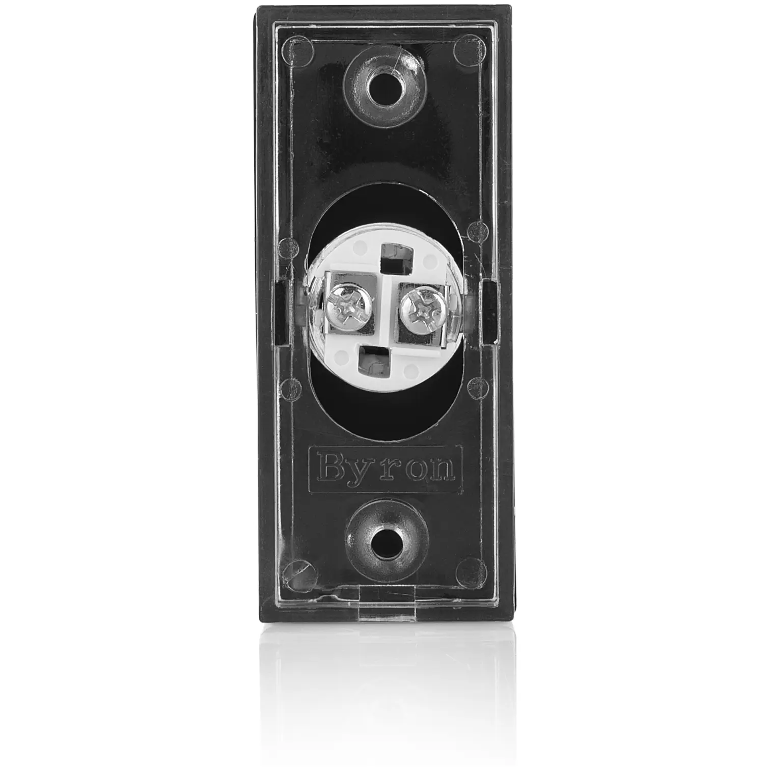 Byron Wired Bell Push Black