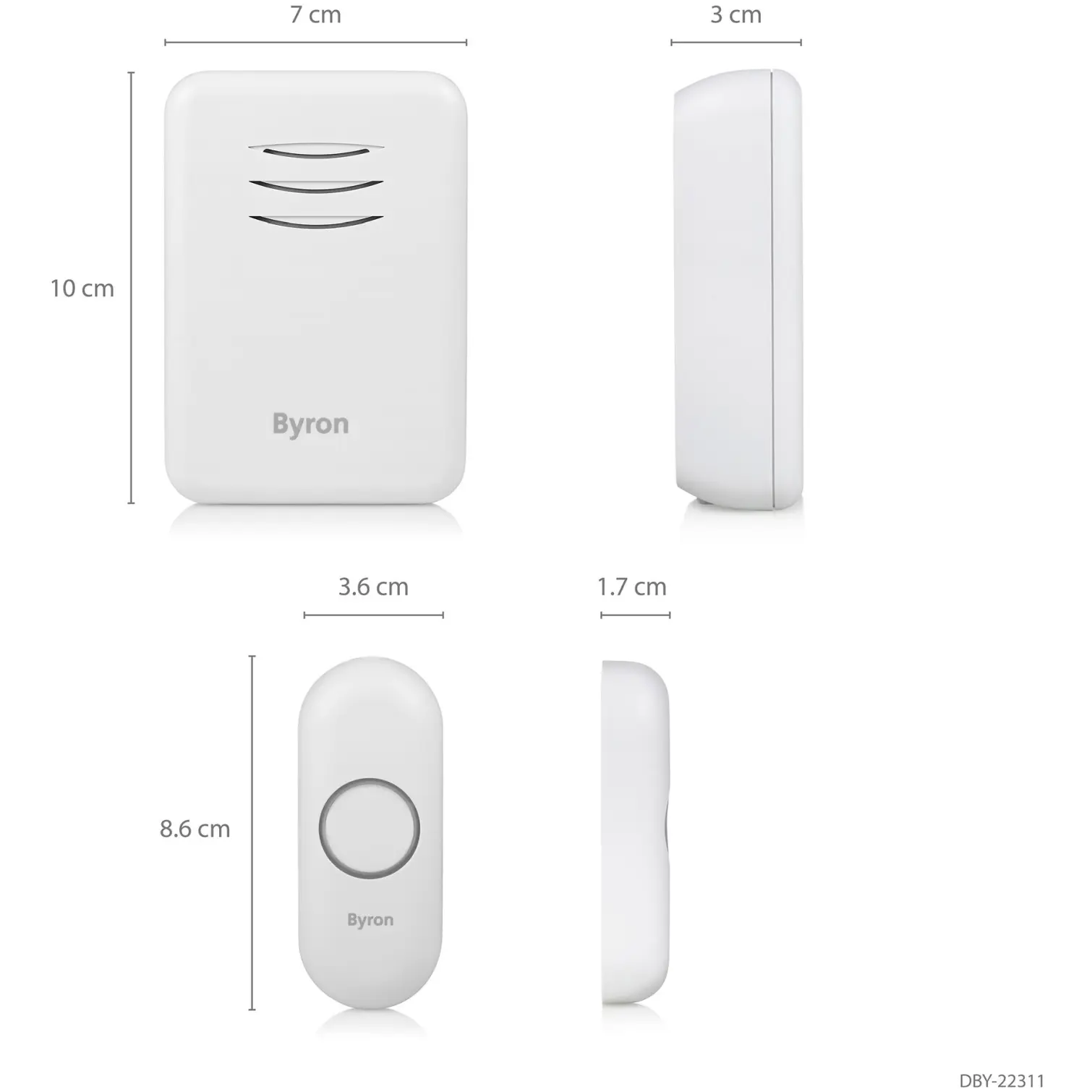 Byron  Portable Door Chime 150m