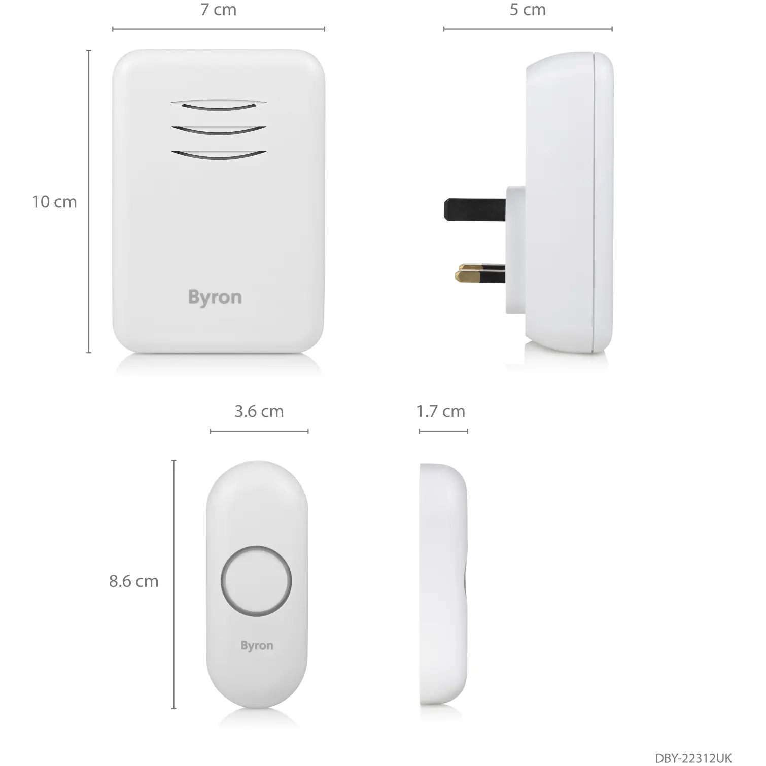 Byron Wire-free Doorchime Plug In