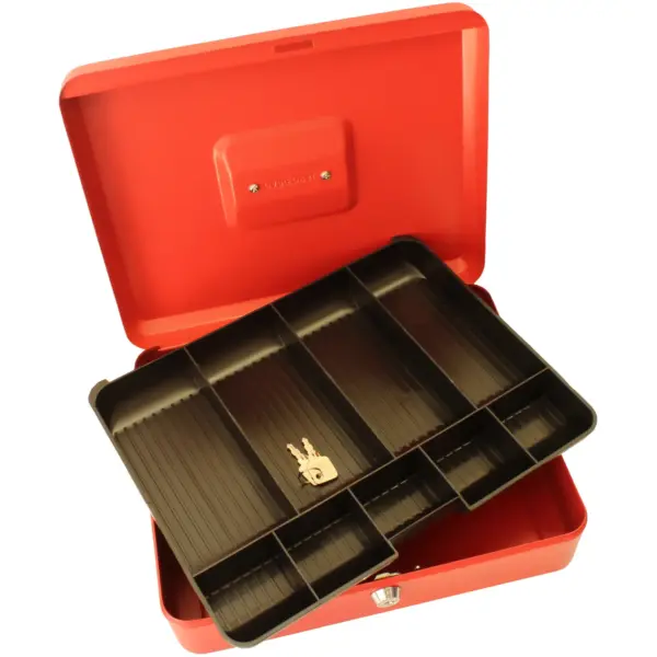 CDL0032 Cathedral Cash Box Red W:152mm xD:115mmH:80mm
