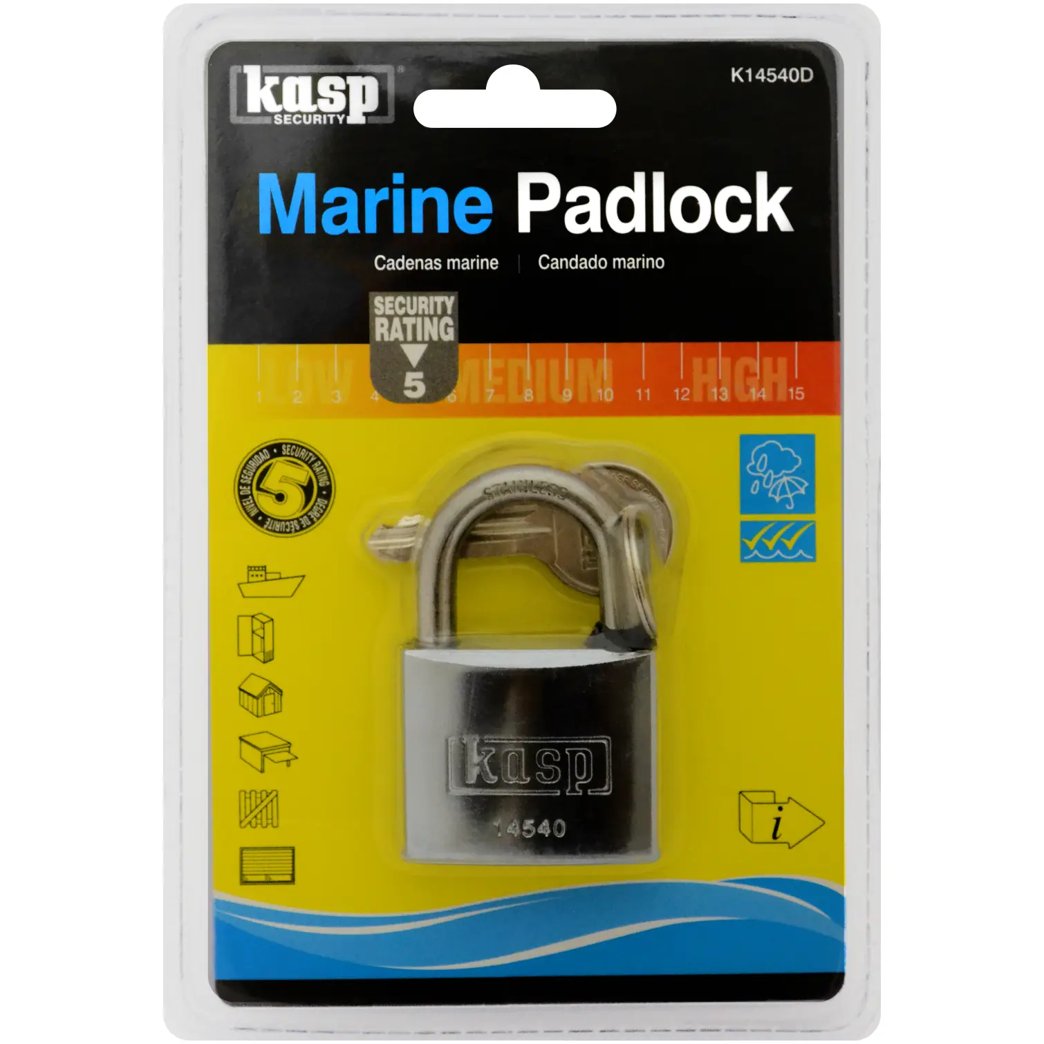 Kasp Marine Padlock 40mm