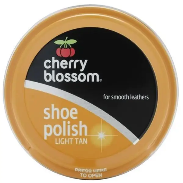 Cherry Blossom Light Tan Shoe Polish 40ml