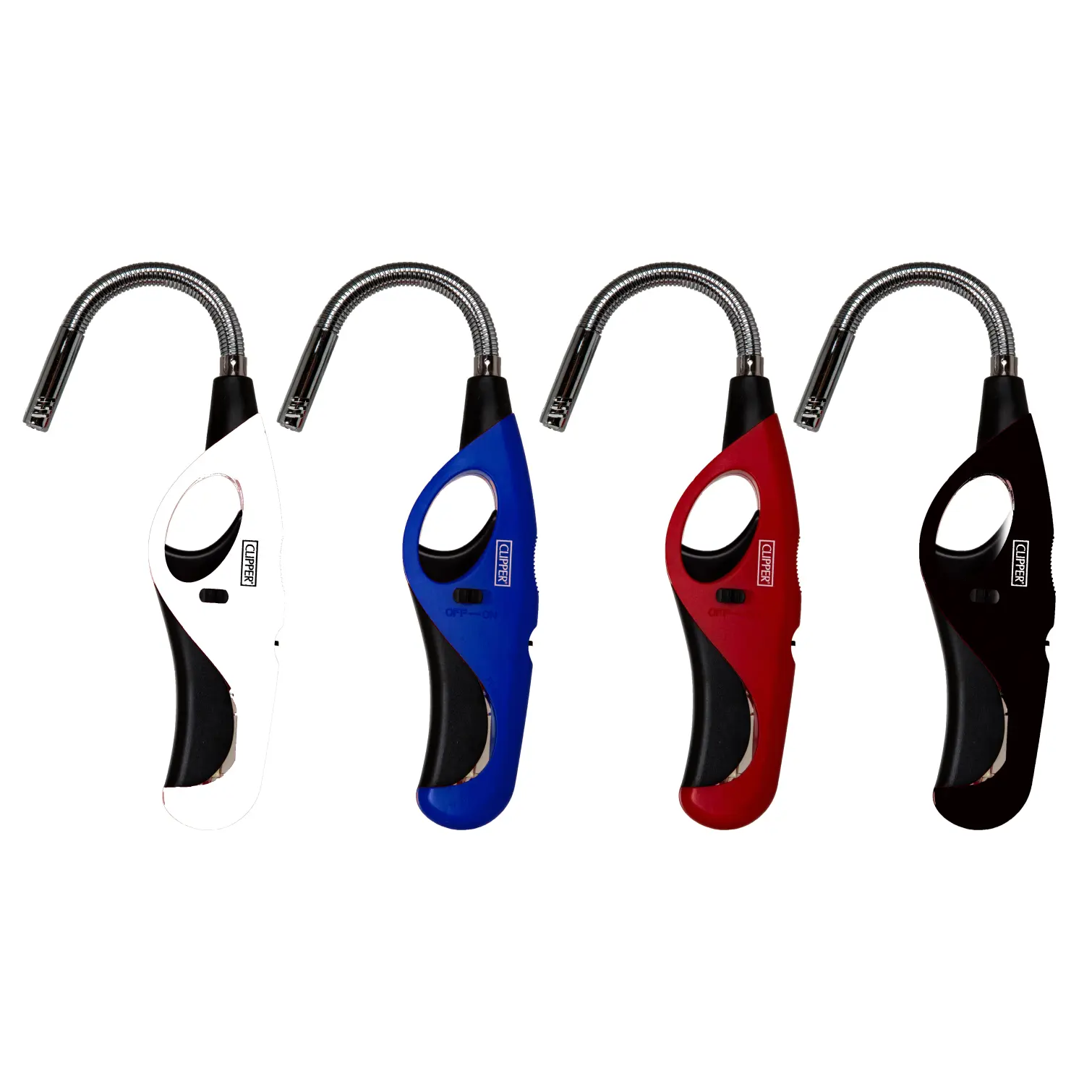 Clipper Wave Flexi Gas Lighter Assorted Colours