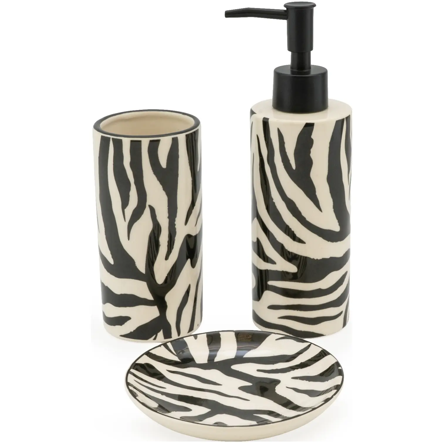 Candlelight Tumbler Zebra