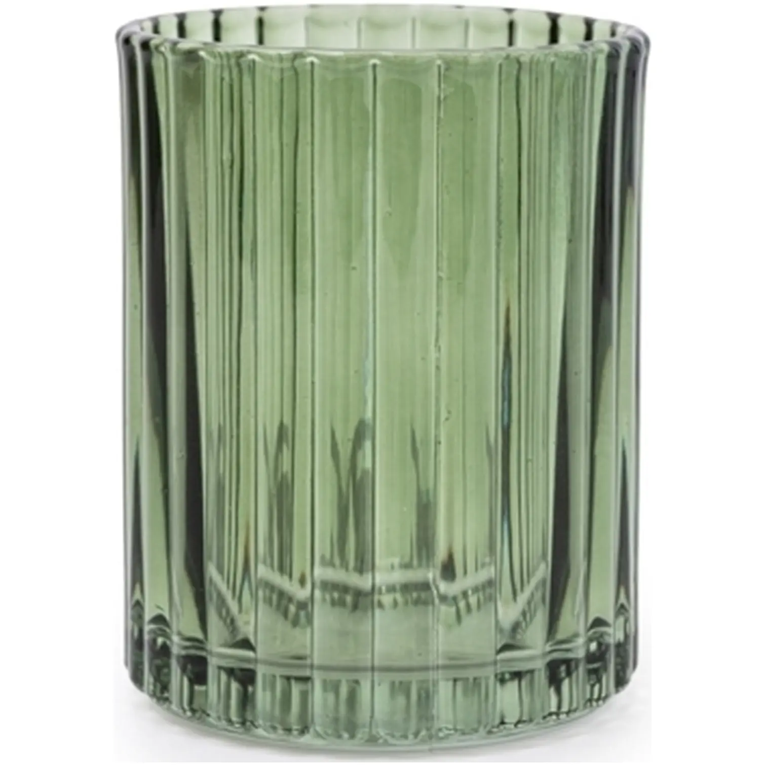 Glass Bathroom Tumbler Green