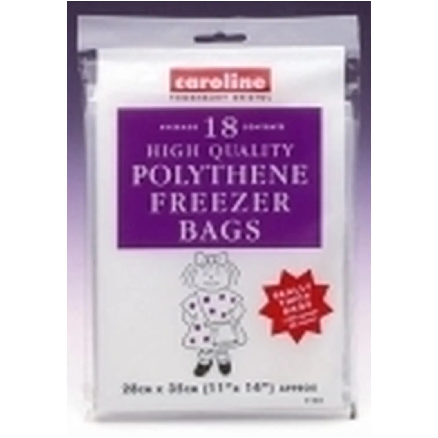 Caroline Freezer Bags 28x35cm Pk of 18