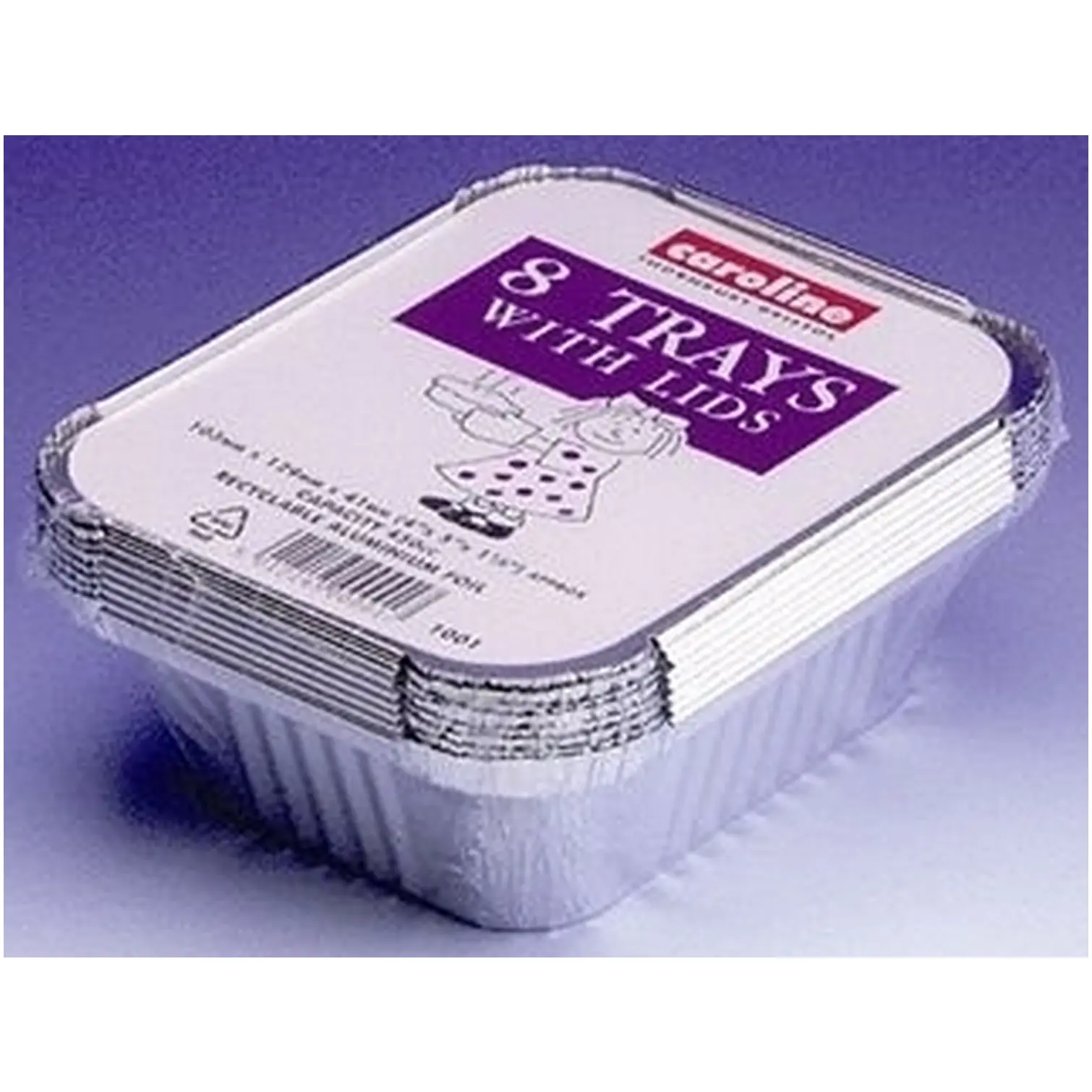 Caroline 16oz Foil Tray with Lids 10Pk
