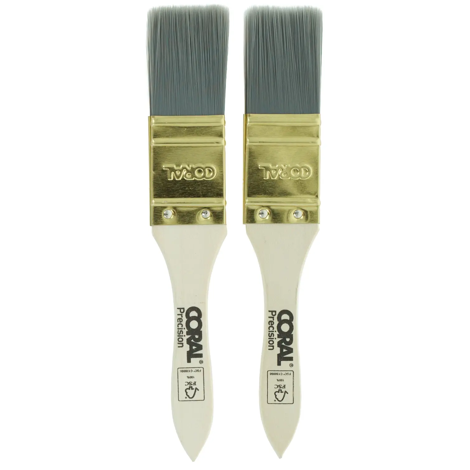 Coral Tester Pot Brushes 25mm (pk2)