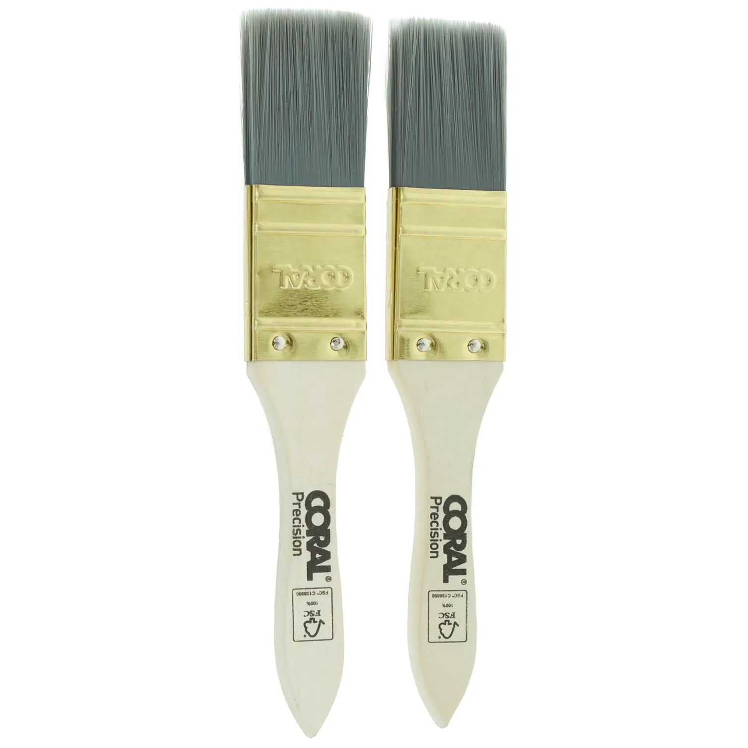 Coral Tester Pot Brushes 25mm (pk2)