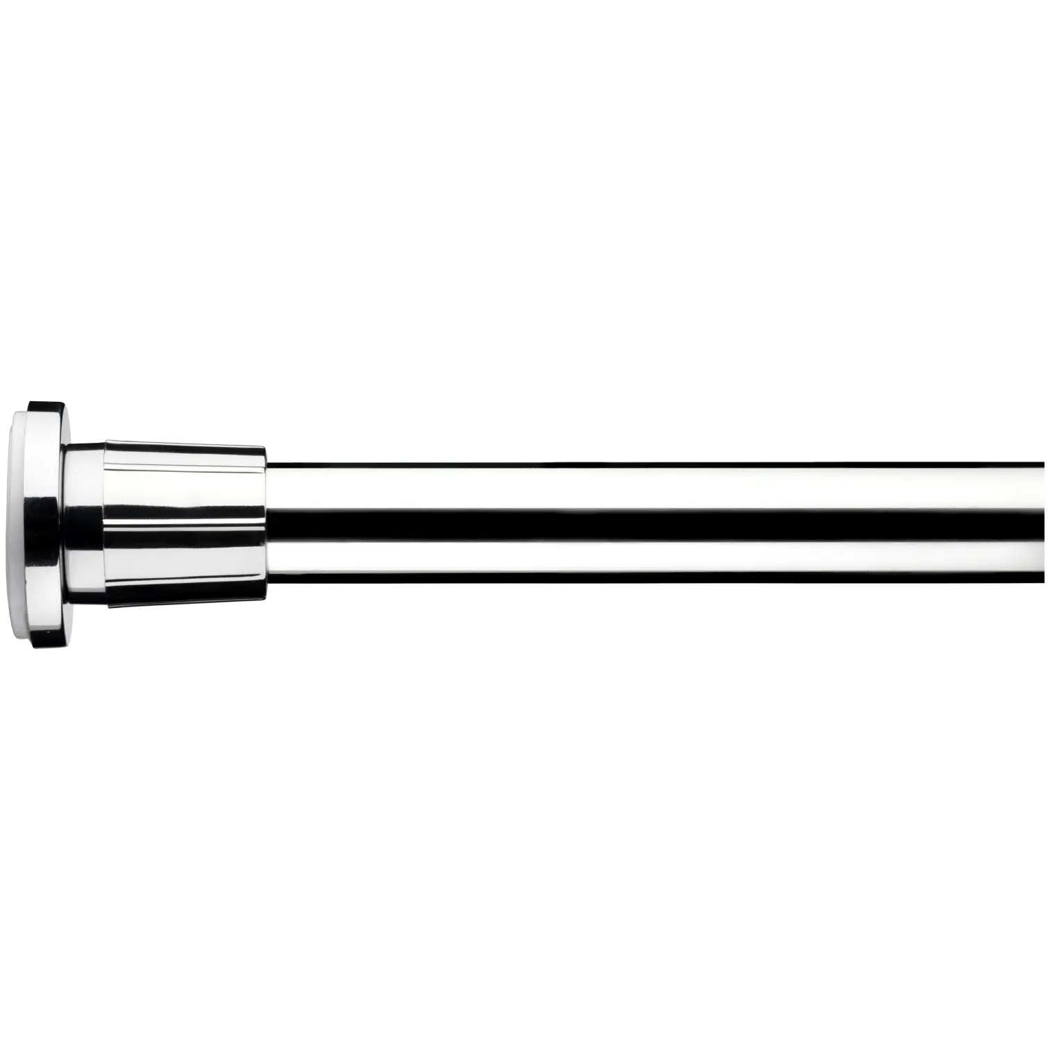 Croydex Stick 'n' Lock Chrome Telescopic Shower Curtain Rod 260cm