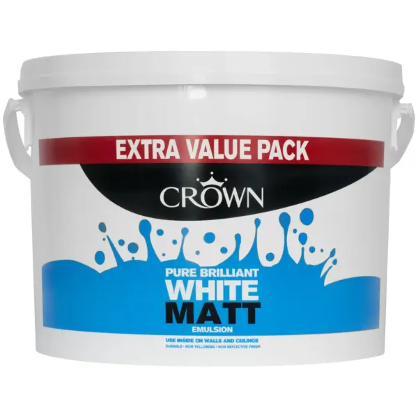 Crown 7.5ltr Pure Brilliant White Matt