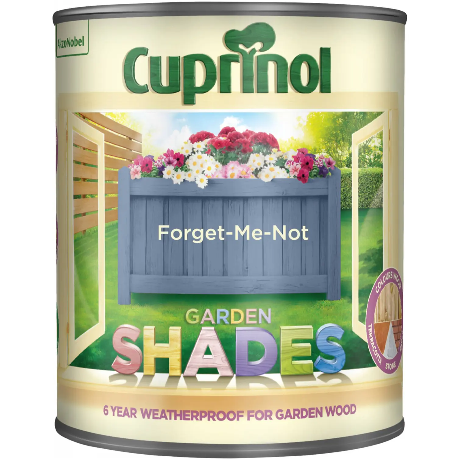 Cuprinol Garden Shades Forget Me Not decorative fence paint Ayrshire