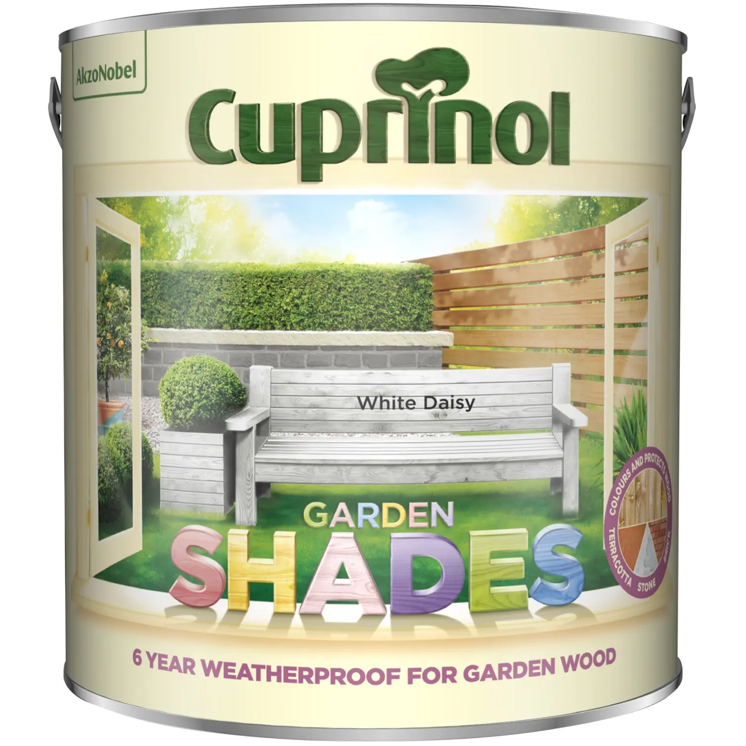 CUP0250 Cuprinol Garden Shades White Daisy 2.5Ltr