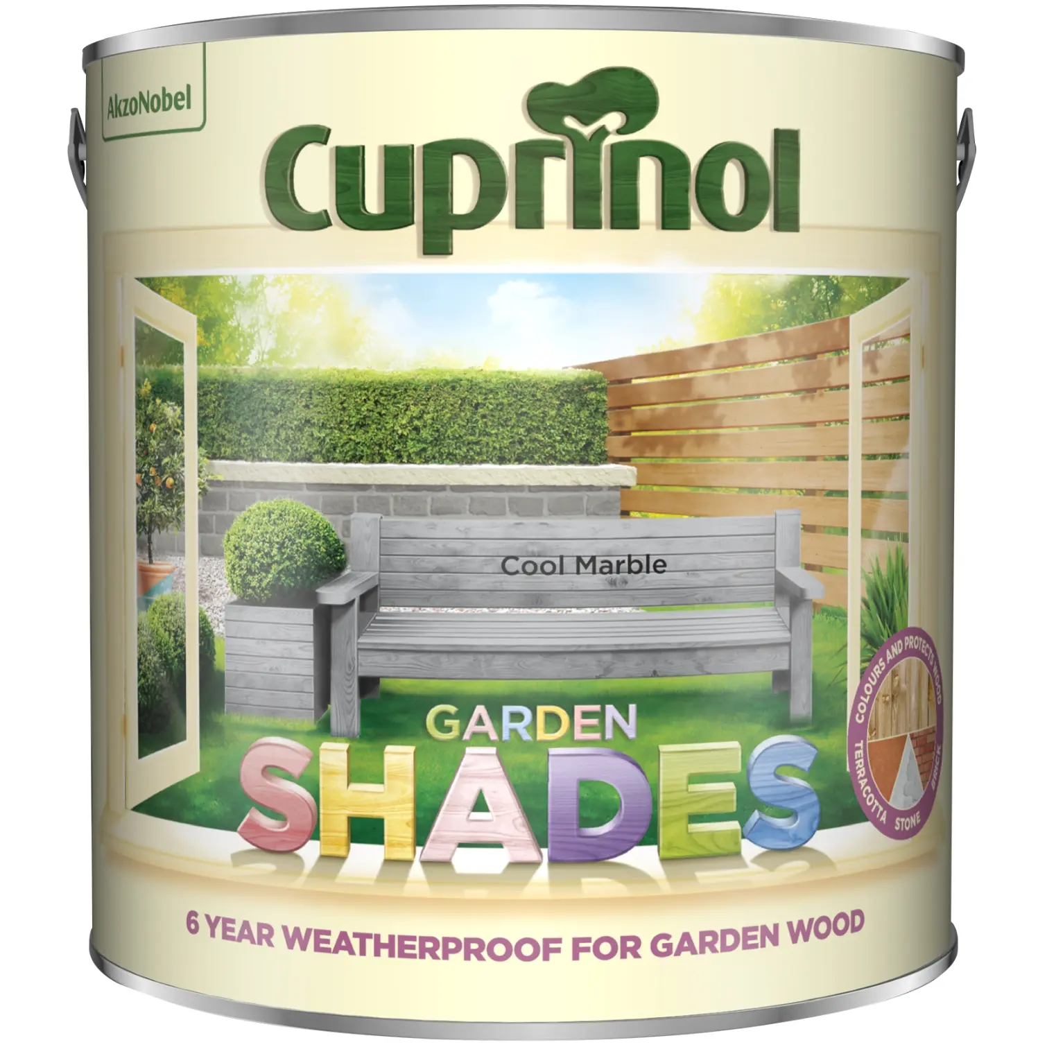 CUP0255 Cuprinol Garden Shades Cool Marble 2.5Ltr