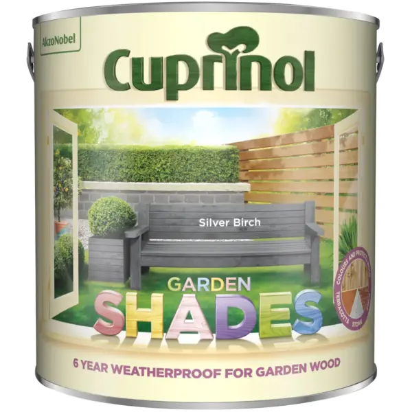 Cuprinol Garden Shades Silver Birch 2.5Ltr