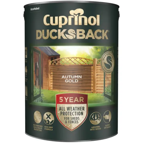 Cuprinol Ducksback Autumn Gold 5Ltr